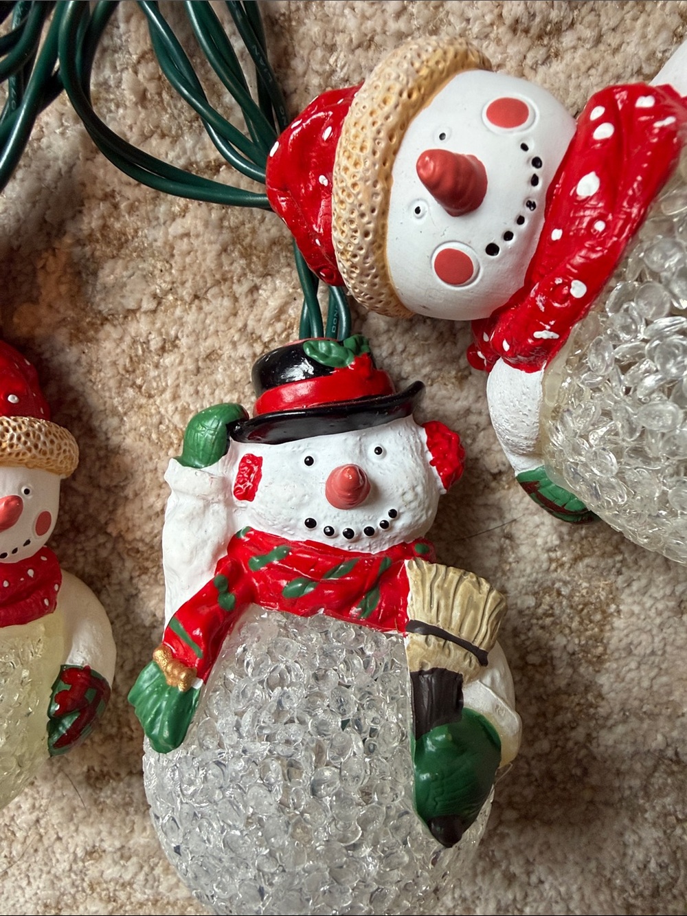Snowman string lights - Picture 7 of 8